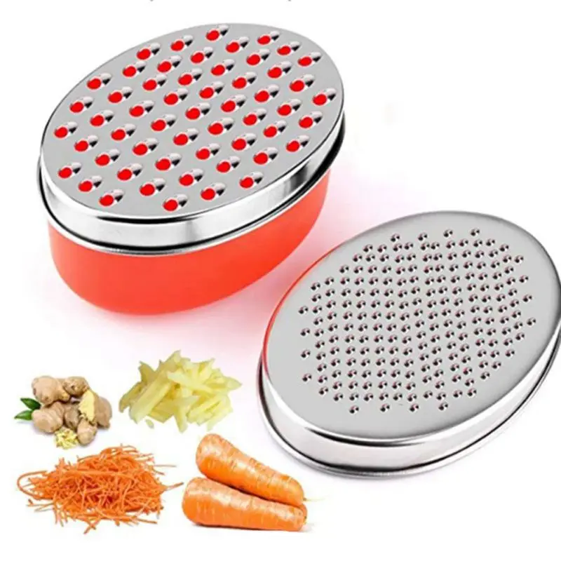 

NEW Cheese Grater, Cheese / Vegetable Chopper With Lid, Stainless Steel