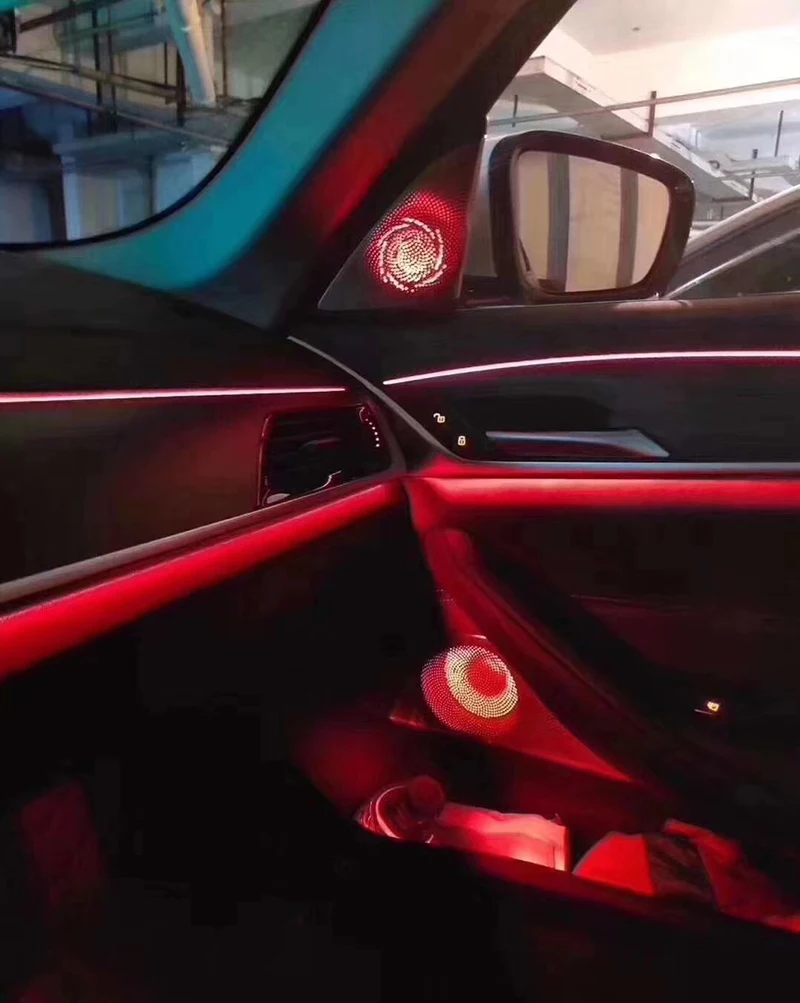 Светодиодный окружающий свет для BMW колонка дверной панели 5 серии G38 G30 64 цвета со