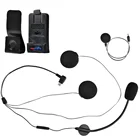 Гарнитура Fodsports с зажимом для микрофона, Bluetooth-гарнитура для мотоциклетного шлема M1-S Pro
