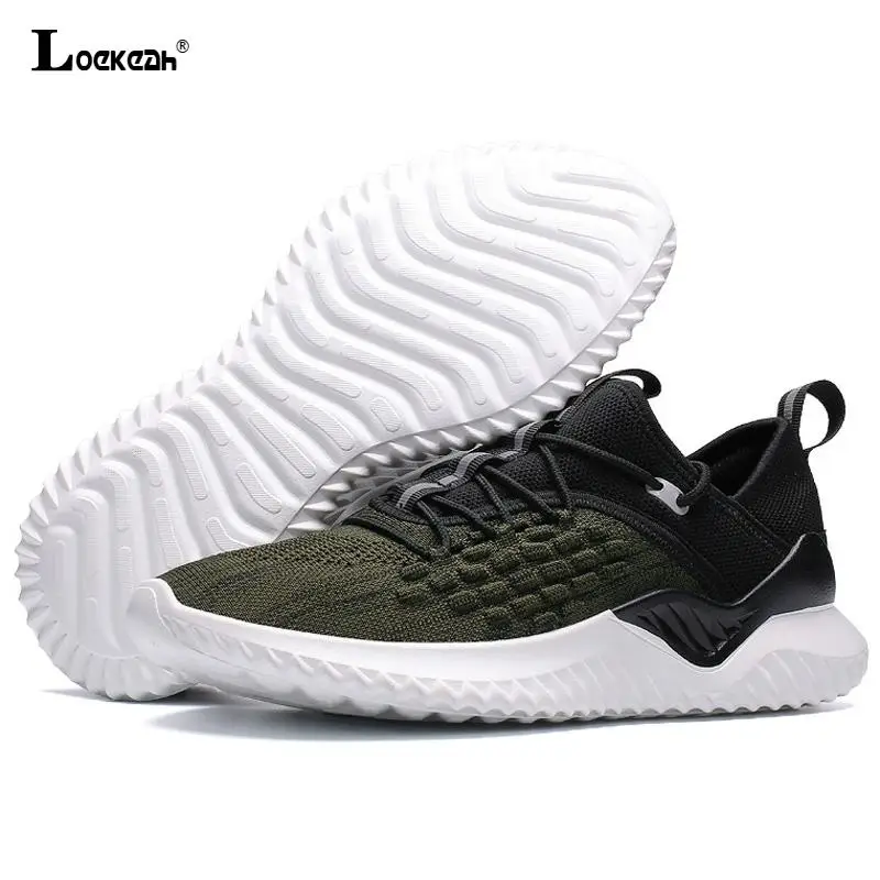 Сетчатые слипоны для бега Простые повседневные кроссовки Мужские легкие