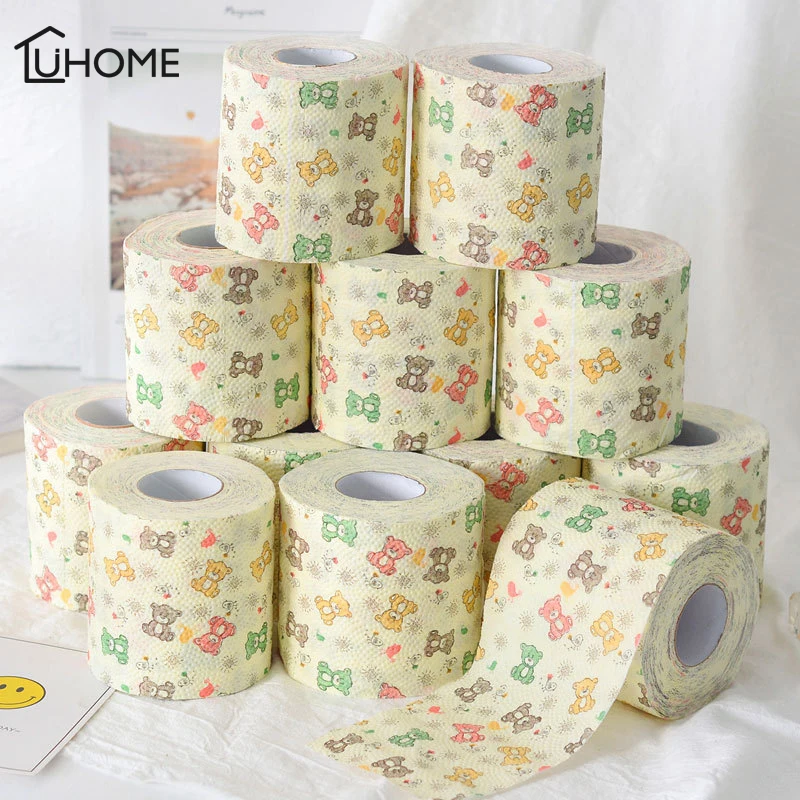 12 рулонов/коробка домашняя туалетная бумага|Украшения своими руками для