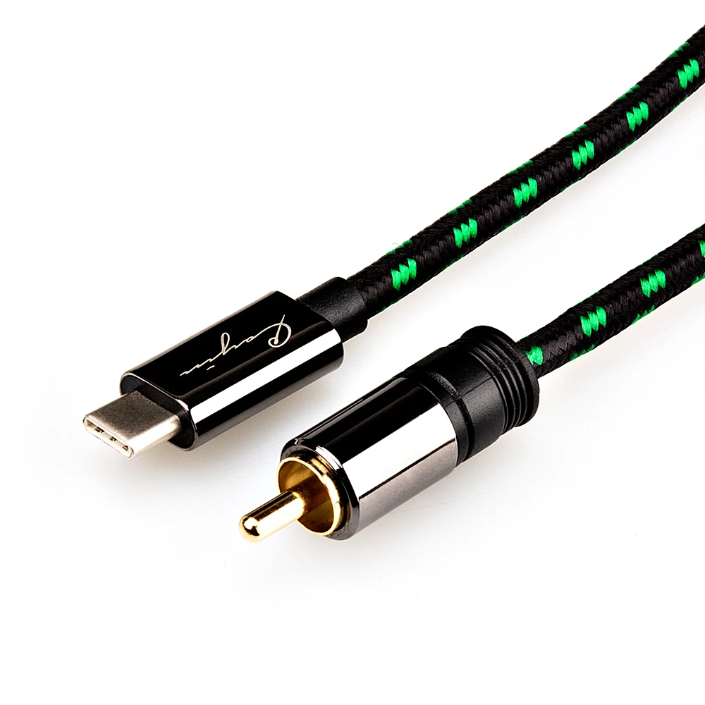 Cayin CS 30TCR Тип C к RCA коаксиальный кабель для HI Res музыкальный плеер|Аксессуары MP3
