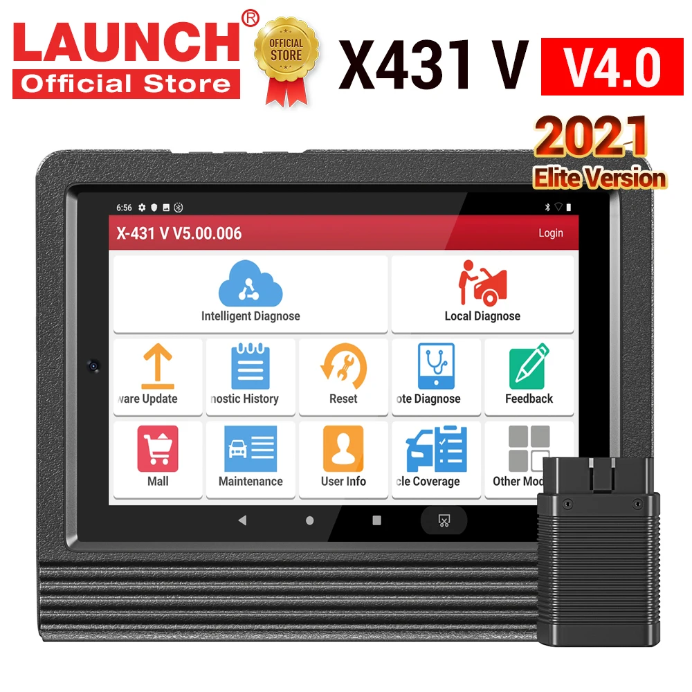 Считыватель кодов LAUNCH X431 V 8 инструмент для комплексной диагностики автомобиля OBD2