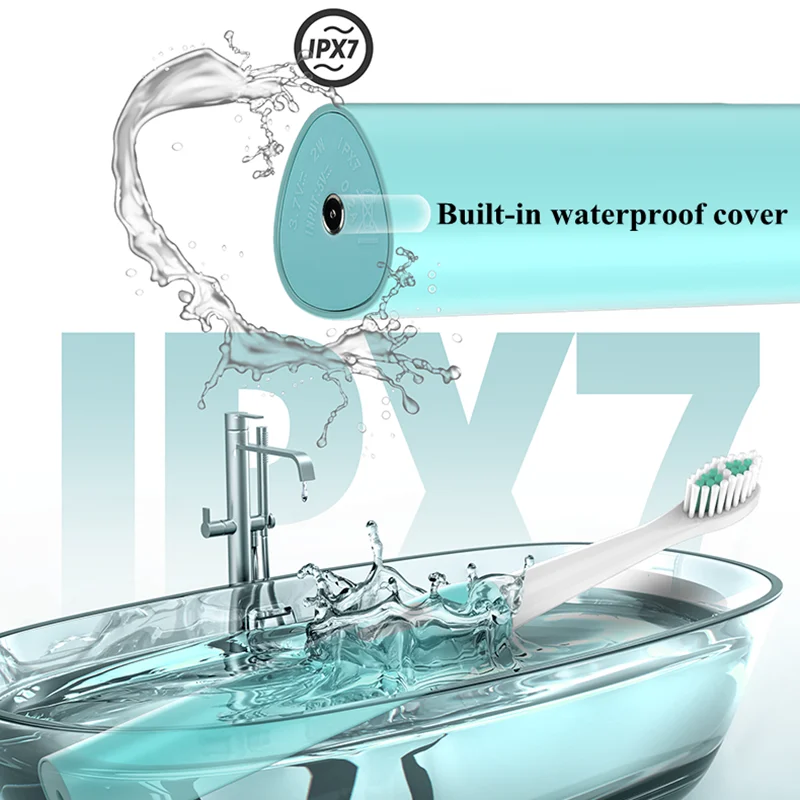 Электрическая зубная щетка Sonic вибратор USB перезаряжаемая Водонепроницаемая