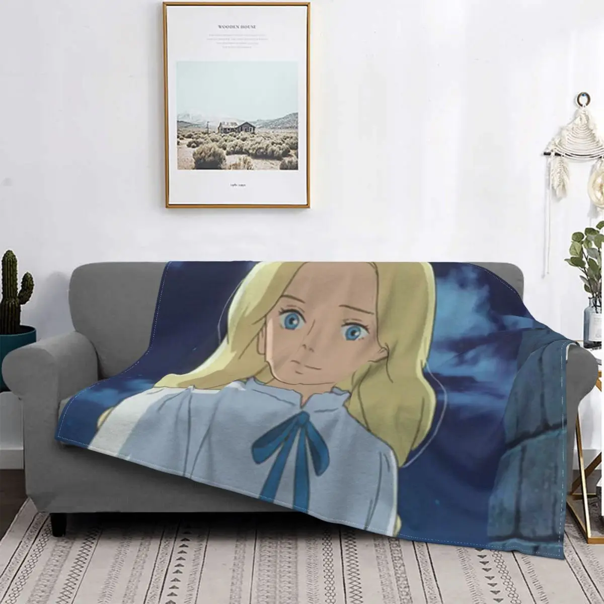 

Anime Girls Blanket Lovely Lattice Stitch Super Warm Spring Autumn Coral Velvet Throw Blankets For Bedding Thin