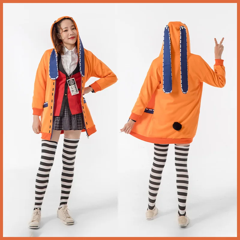 8 шт. аниме Kakegurui школьница JK Толстовка форменная Runa Yomotsuki Косплей Костюм Kirari Jabami