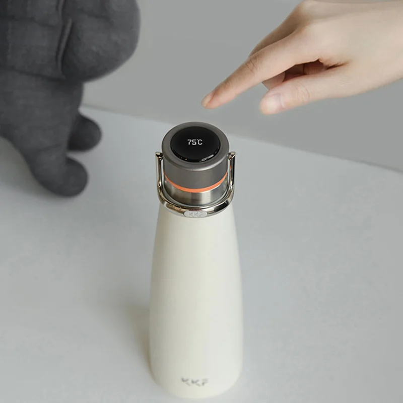 

KKF Vacuum Bottle 24h Insulation Cup Thermoses Stainless Steel Thermos Flask 475ML Travel Mug Portable Sports Cold Cup