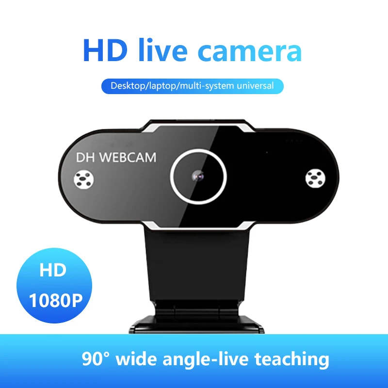 

2K 1080P 720P 480P Webcam With Mic Rotatable Desktop Web Camera Cam Mini PC Computer WebCamera Video Recording Work