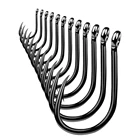 50 шт.лот круг Карп глазами рыболовный крючок кольцо глаз японский крючки бронзовых морских рыболовных крючков один джиг рыболовный крючок рыболовные снасти