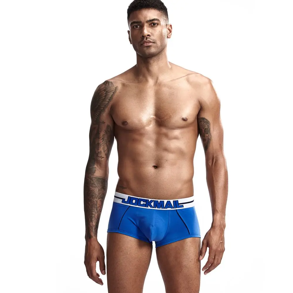 JOCKMAIL боксер для мужчин Новое модное мужское белье сексуальные мужские боксеры U выпуклая сепарация боксер homme подарок для мужчин cueca Gay