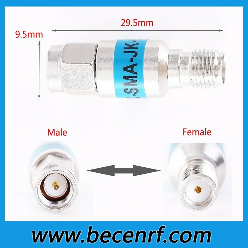 2W SMA Attenuator DC-6GHz 50Ohm 1db 3db 5db 6db 10db 15db 20db 30db stainless steel | Обустройство дома