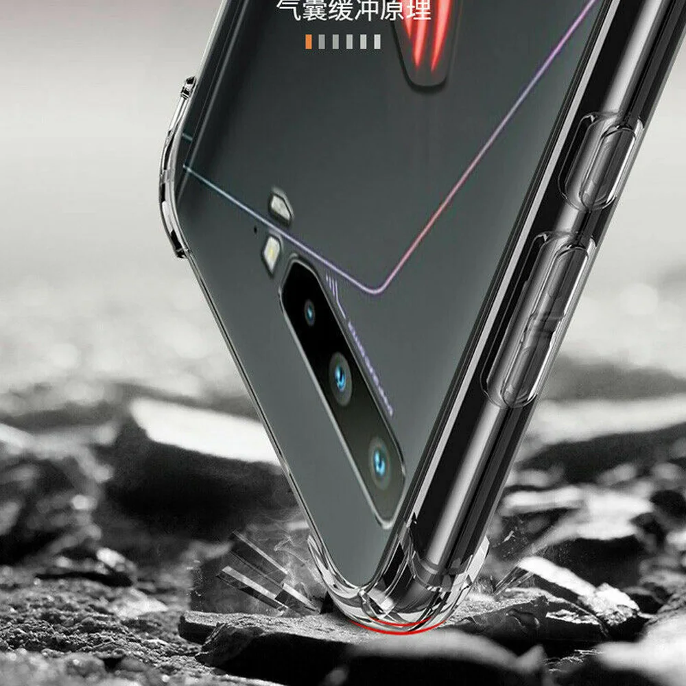 For Asus ROG Phone 2 3 ZS661KS Case Airbag Super Protection Soft Clear Back Cover For ASUS Rog Phone 5 Pro Ultimate Phone Cases
