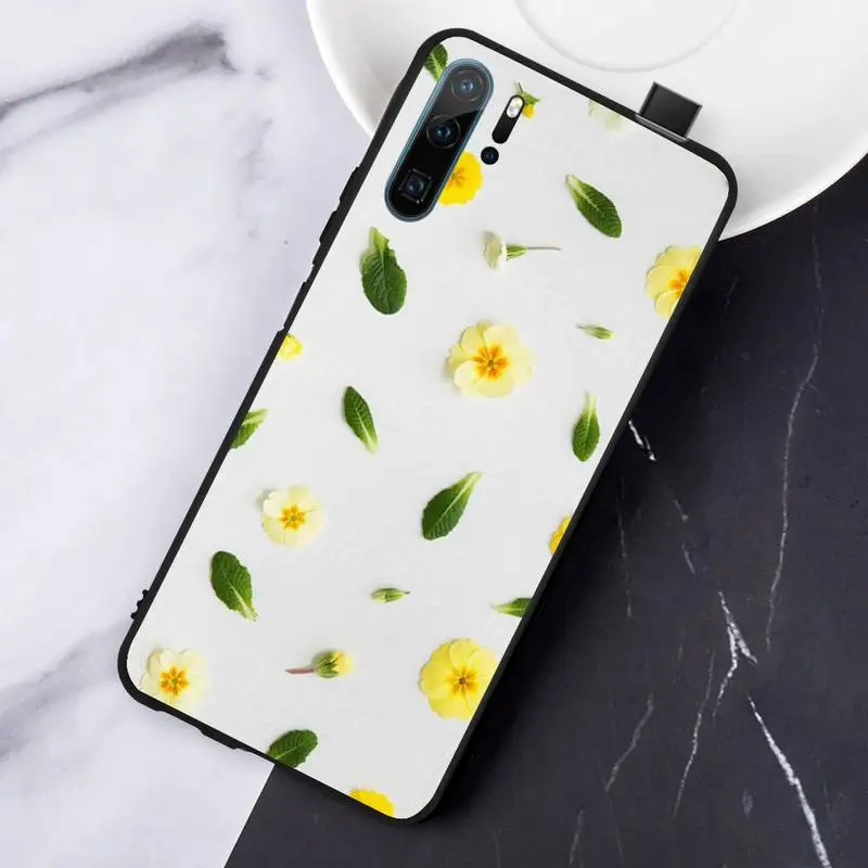 

wildflower pattern cartoon shell Phone Case For Huawei honor Mate P 10 20 30 40 Pro 10i 9 10 20 8 x Lite
