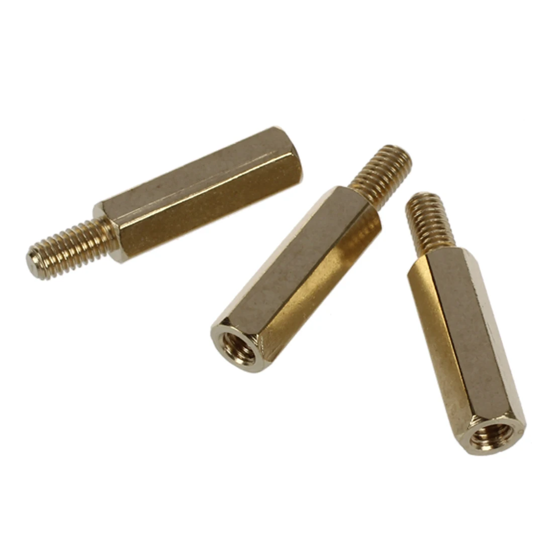 

50 Pcs Screw PCB Stand-off Spacer Hex M3 Male x M3 Female 15mm Length