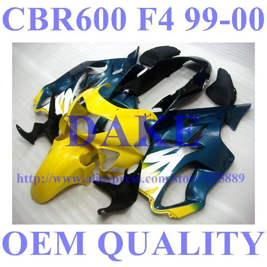 

Injection Fairing kits for HONDA CBR600 F4 1999 2000 #9EW3 CBR600F4 99 00 CBR 600 1999 2000 motorcycle fairing parts - DAKE