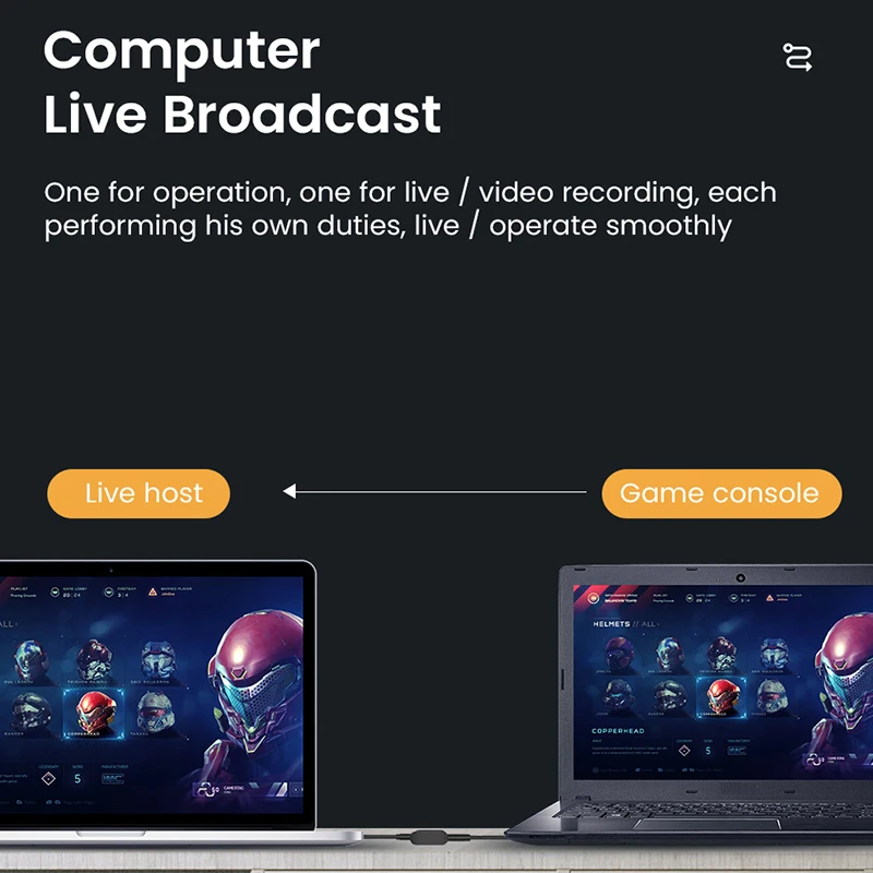 

HDMI-Compatible Capture Card 4K 1080P USB Recorder Device With 3.5mm Interface For Video recording & live Broadcast Audio Captur