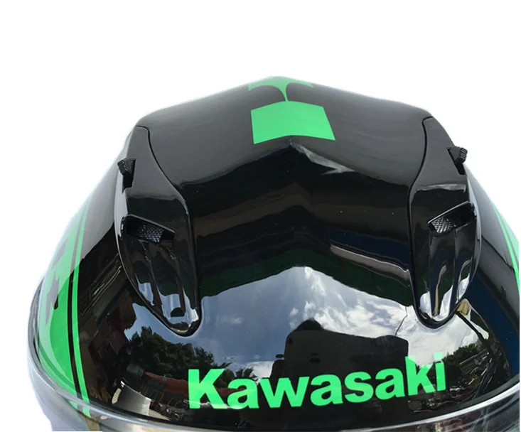 Для мотоцикла Kawasaki полноразмерная Защитная шляпа для мужчин/женщин классический зеленый всесезонный защитный шлем