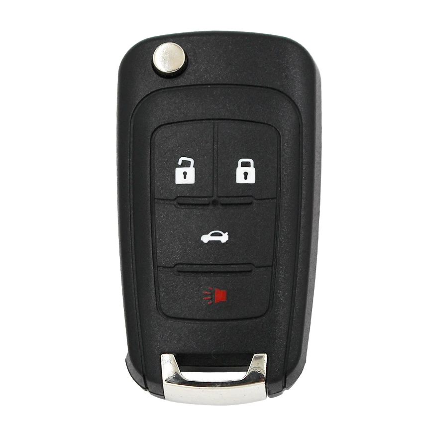 Новый 3 + 1 кнопочный БЕСКЛЮЧЕВОЙ складной дистанционный ключ для Chevrolet 433 МГц с 46
