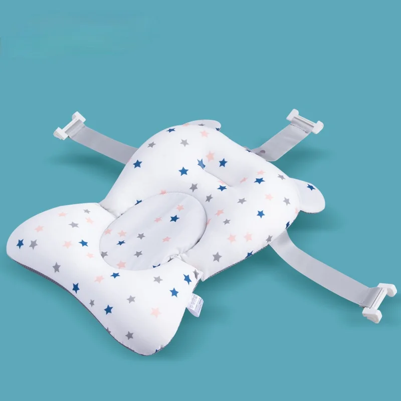 

Home Baby Bath Suspension Pad Baby Bath Mat Non-slip Bath Net Pocket Bath Bath Mat Newborn Bath Pad
