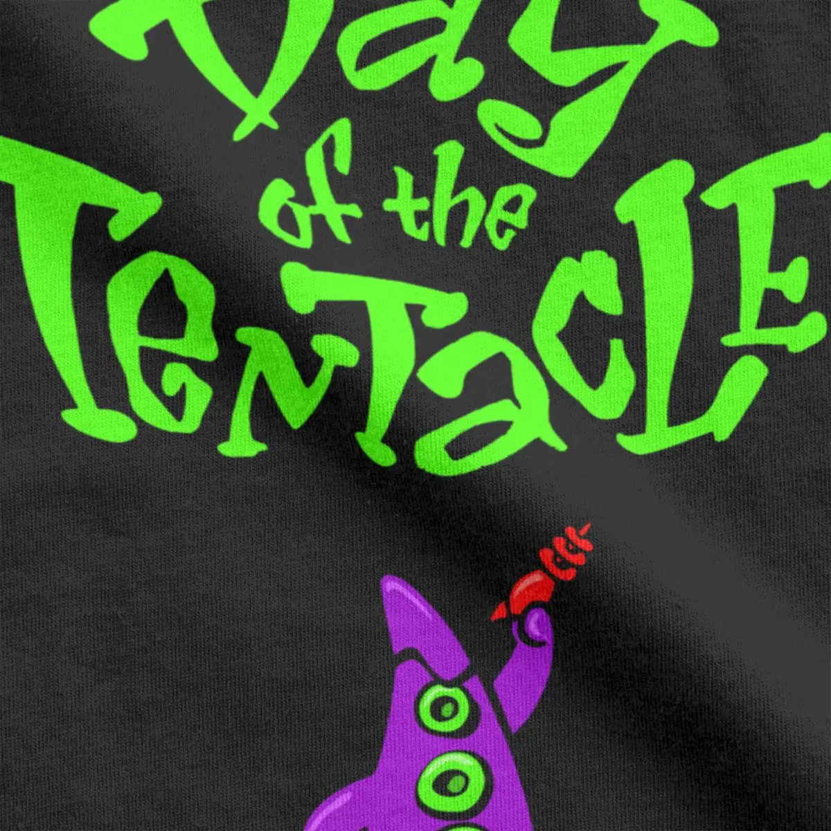 Мужская футболка с изображением маньяка дня щупальцев приключений компьютерных