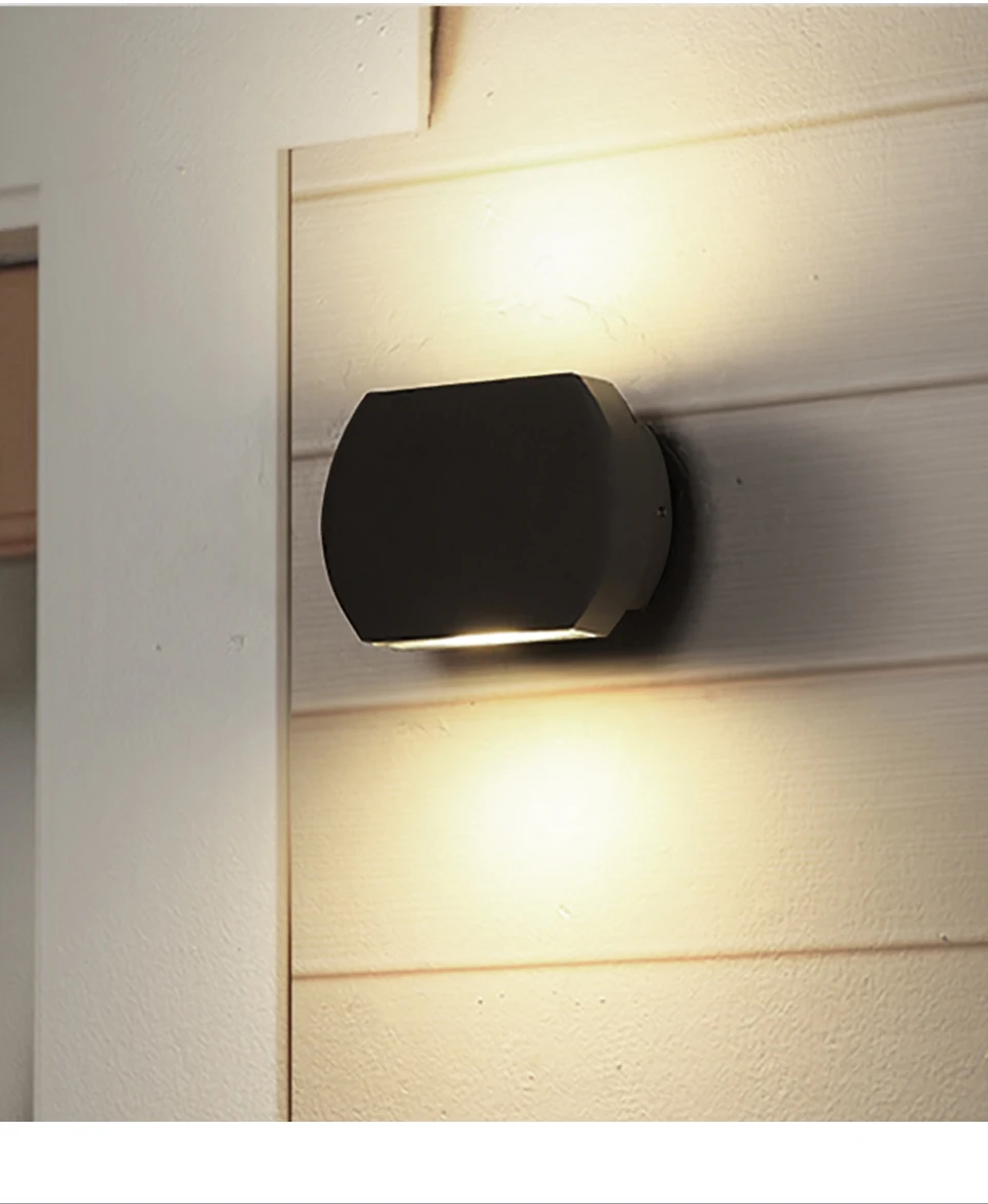 

Водонепроницаемые настенные светильники, современный уличный настенный светильник для двора, виллы, садовый светильник, уличное украшение...