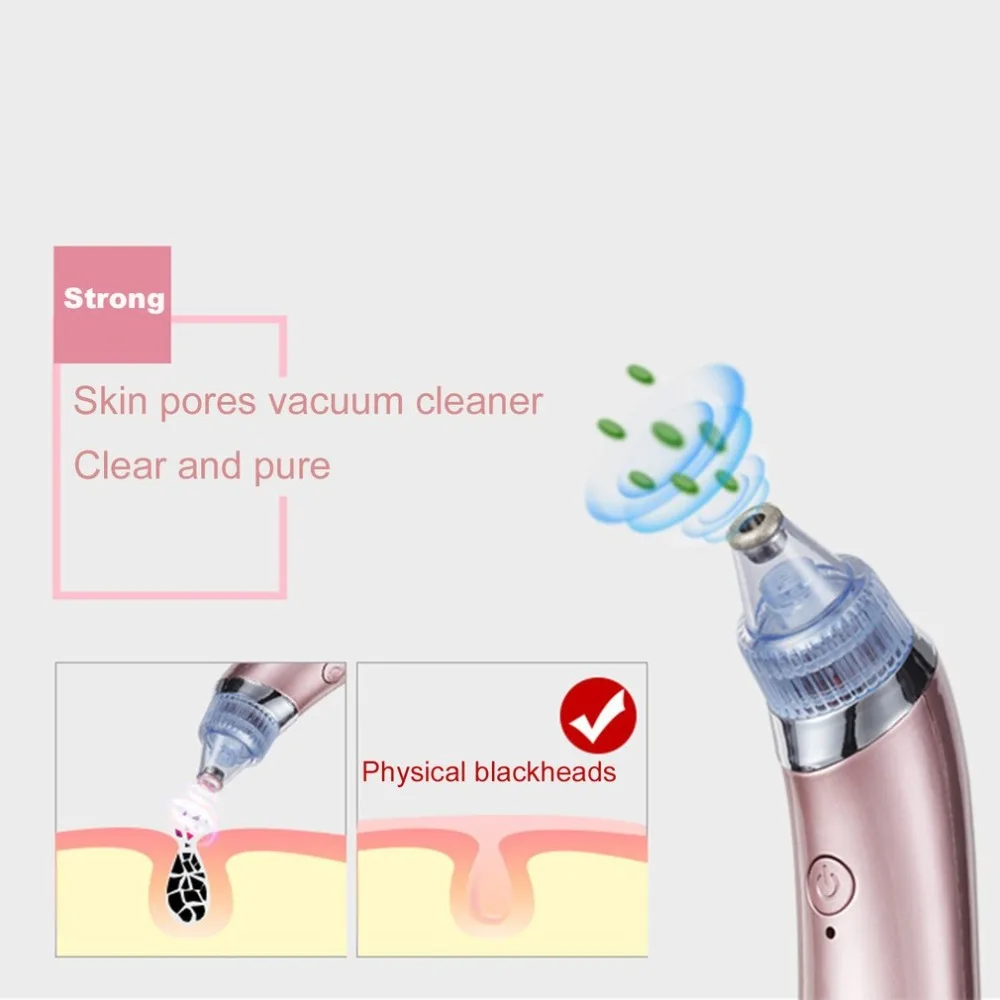 

Blackhead Remover Skin Care Facial Pore Cleaner Vacuum Suction Tool Acne Pimple Removal Cleaner Machine Beauty Tool