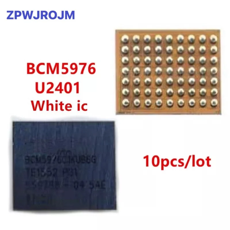 10 шт./лот U2401 BCM5976 контроллер экрана ic для iPhone 6 & Plus P 6G белый драйвер Meson Touch chip