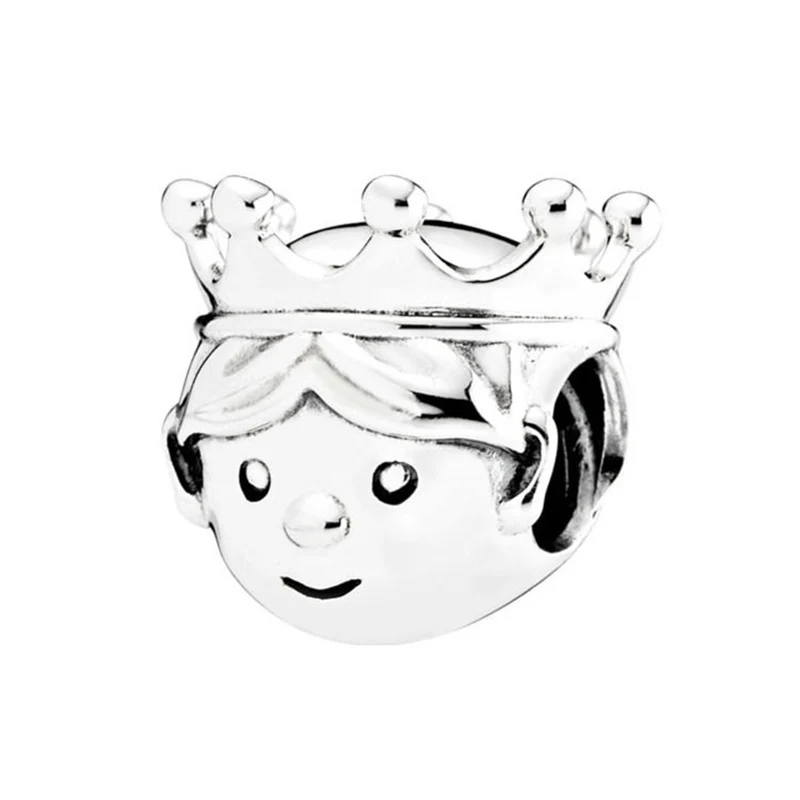 

High Quality 925 Sterling Silver Princess Mickey Minnie Head Pendant Charm Bracelet DIY Jewelry Making For Original Pandora