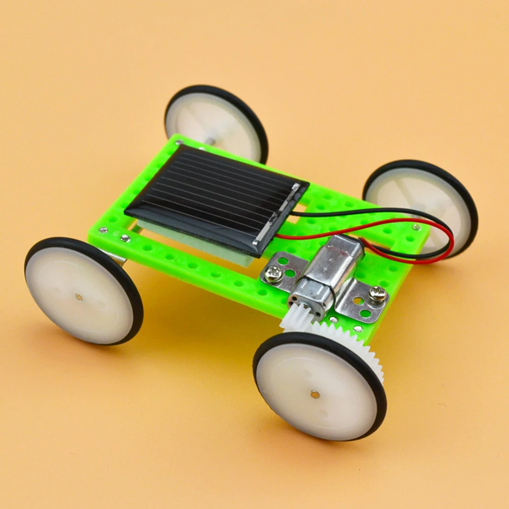 Children Small DIY Assembly Solar Power Vehicle Kid Physics Experiment Educational Interactive Toy | Игрушки и хобби