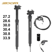 zoom bicycle dropper seat post hydraulic lifting internal wire 80mm stroke 27 2 28 6 30 8 31 6mm 33 9mm mountain bike seat post