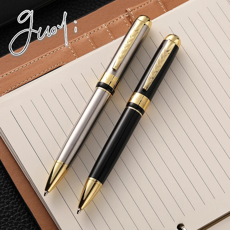Шариковая ручка Guoyi A39 424 G2 роскошная металлическая для подписи с логотипом на