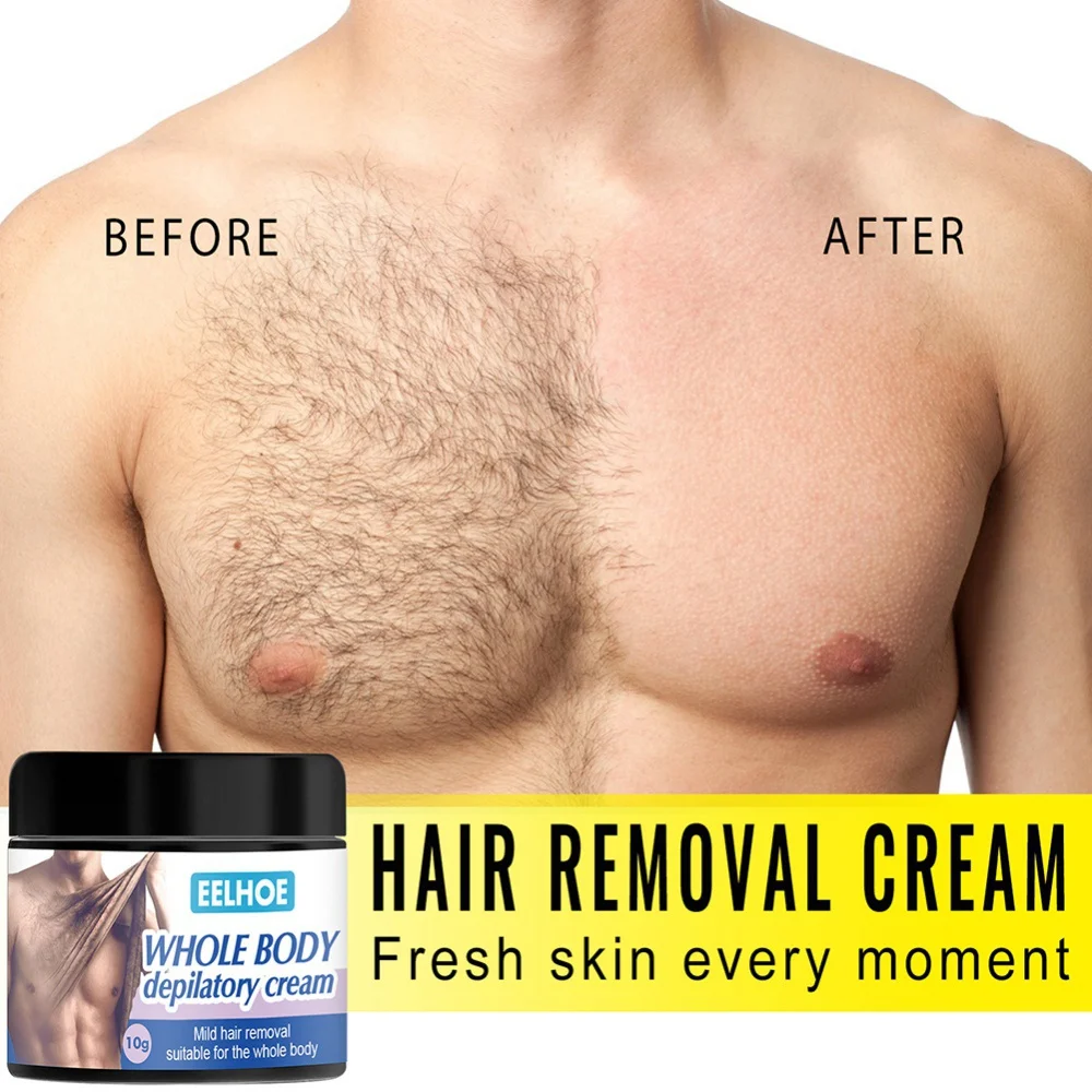 

Depilatory Cream For Men Gentle Yet Fast-Working Fragrance-Free Non-Irritating For All Skin TypesMen'S Hair Removal Cream