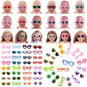 Imported Reborn Doll Glasses Fashion Sunglasses Fit 43cm Baby Doll,18Inch Girl American Doll,Our Generation,R