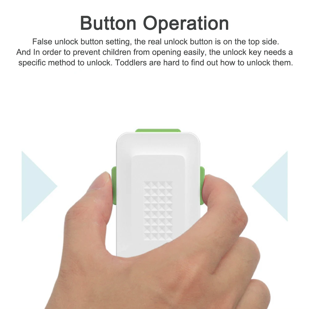 

2pcs Door Strong Adhesive Cabinet Drawer Baby Safety Lock Cupboard Home Microwave Ovens Refrigerator Protective Child Kitchen