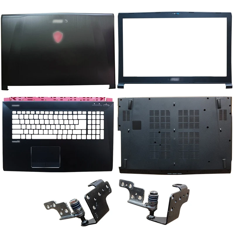 NEW for MSI GE72 6QD GE72 6QE GE72 6QF GE72VR MS-1792 MS- 1795 Top LCD Back Cover/Front Bezel/Palmrest/Bottom Case/Hinges/