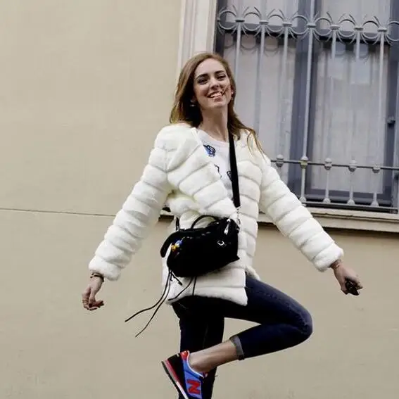 Высококачественная длинная шуба из искусственного кроличьего меха Женская