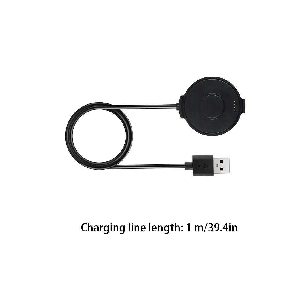 

Smartwatch Charging Cable 1 Meter Watch Charging Cord Wristwatch Accessory for Ticwatch Pro