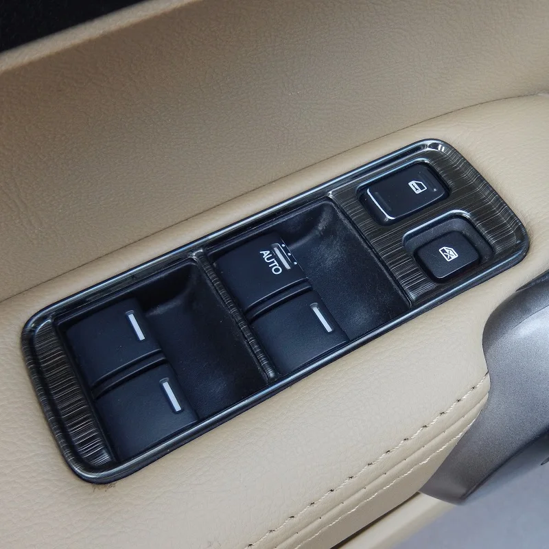 Кнопки из нержавеющей стали для внутренней двери подлокотника окна