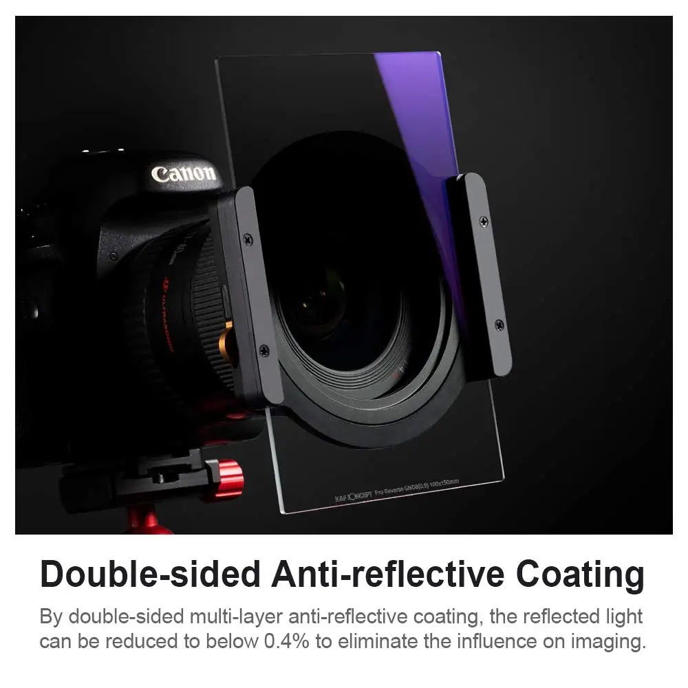 Градуированный градиентный фильтр нейтральной плотности K & F Concept ND8 (0 9/3