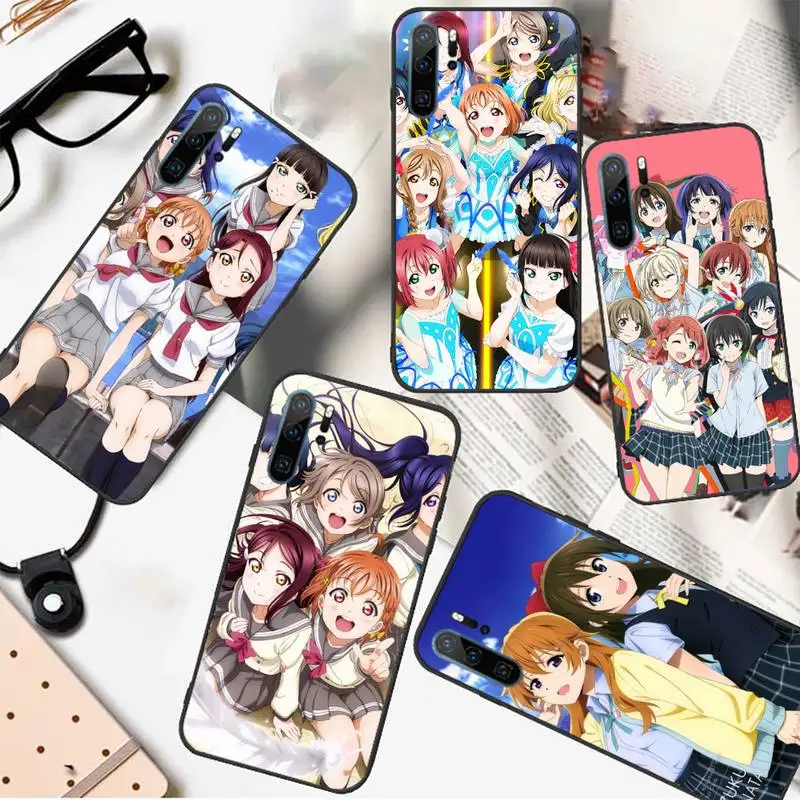 

Love live school idol anime Phone Case For Huawei honor Mate P 10 20 30 40 i 9 8 pro x Lite smart 2019 nova 5t