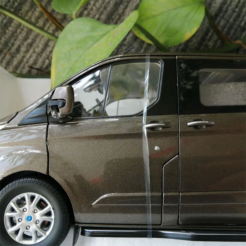 1:18 литая модель для оригинального Ford Tourneo Brown MPV игрушечный автомобиль из сплава