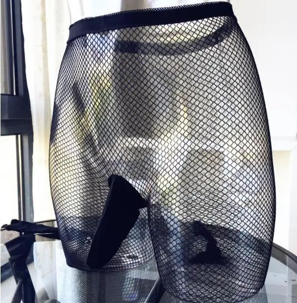 Новинка нижнее белье в сеточку для мужчин сексуальные сетчатые колготки гей