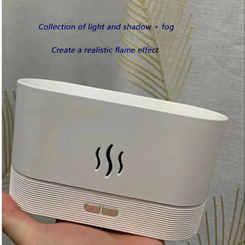 Portable USB Oil Diffuser Ultrasonic Humidifier Home Office Flame Effect Air Freshener Fragrance Sooth Sleep Atomizer | Дом и сад