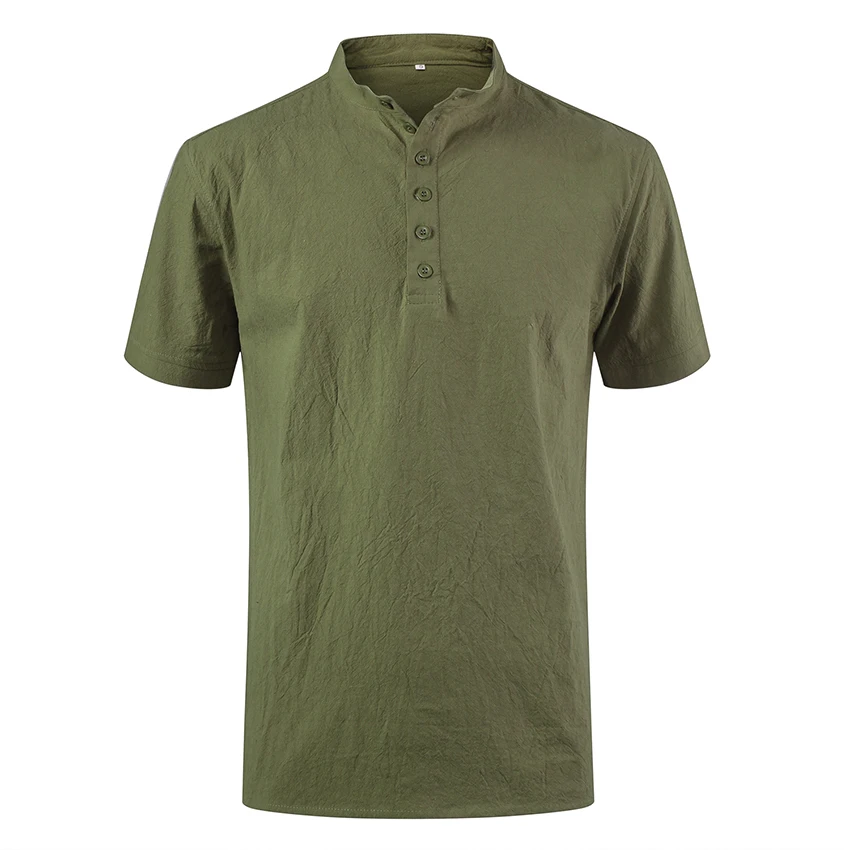 Рубашка мужская приталенная с коротким рукавом повседневная Стильная сорочка