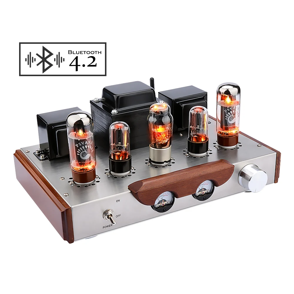 Ламповый усилитель AIYIMA EL34 Bluetooth класса А Электронная трубка Hi Fi звуковые