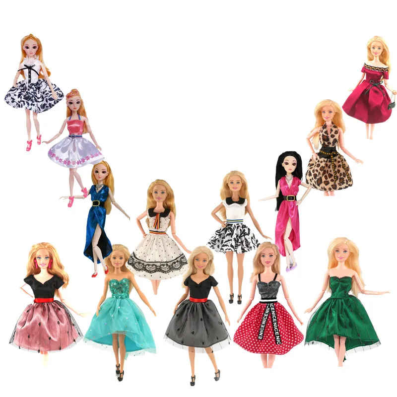 

Fashion Little Doll Dress Outfits For Barbie Clothes Costume 1/6 BJD Dolls Accessories Kids & Baby Playhouse Toys for Girl Gifts