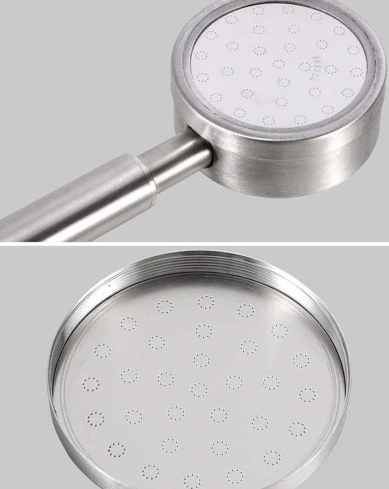 

Stainless Steel Shower Head Wall Pressurized Water Heater Bathroom Douche Bidet Faucets Colonne De Douche Shower SystemED50LT