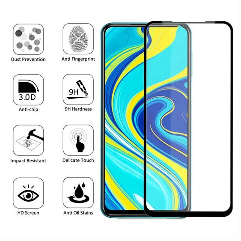 Стекло для экрана 2 в 1 Xiaomi Redmi note 8 9 Pro Защитная пленка объектива камеры закаленное