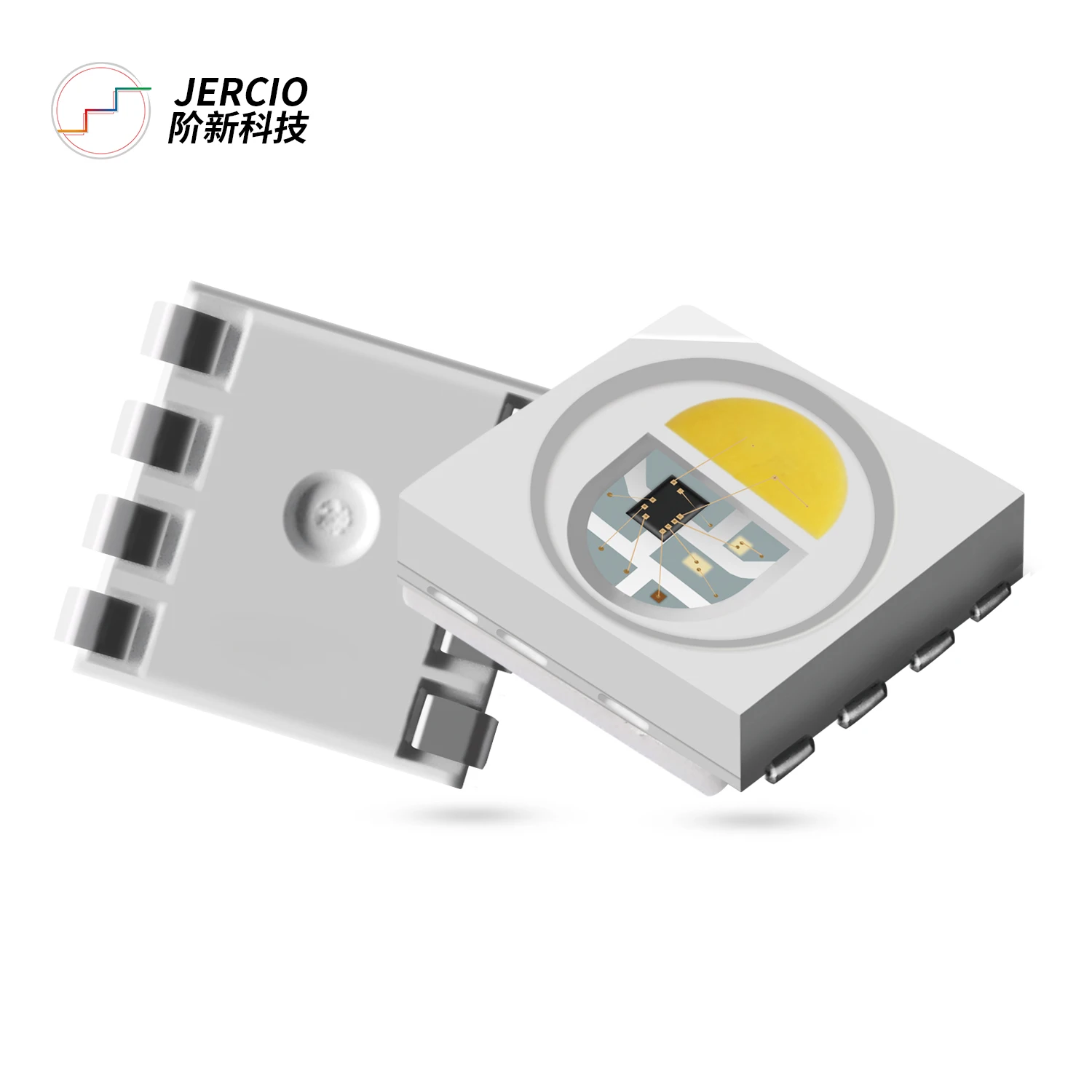 Jercio 50 ~ 1000pcs XT1511 RGBW P8 (аналогичен WS2812b или SK6812)DC12V программируемый индивидуально