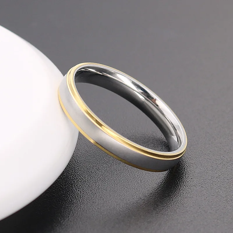 

QEENKISS RG856 2021 Fine Jewelry Wholesale Fashion Lovers Couple Birthday Wedding Gift Zircon Titanium Stainless Steel Ring 1PC